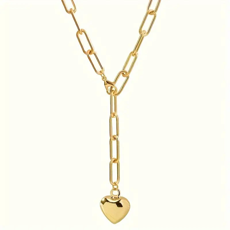 Elegant Sexy Heart-Shaped Pendant Necklace for Women